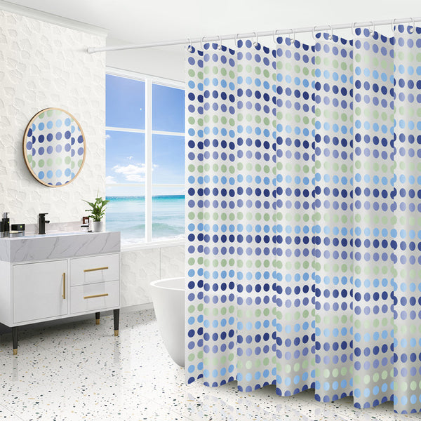 Partition Square Shower Curtain
