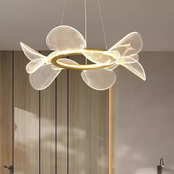 Minimalistic Bedroom Chandelier Acrylic